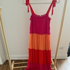 Colorful maxi sun dress